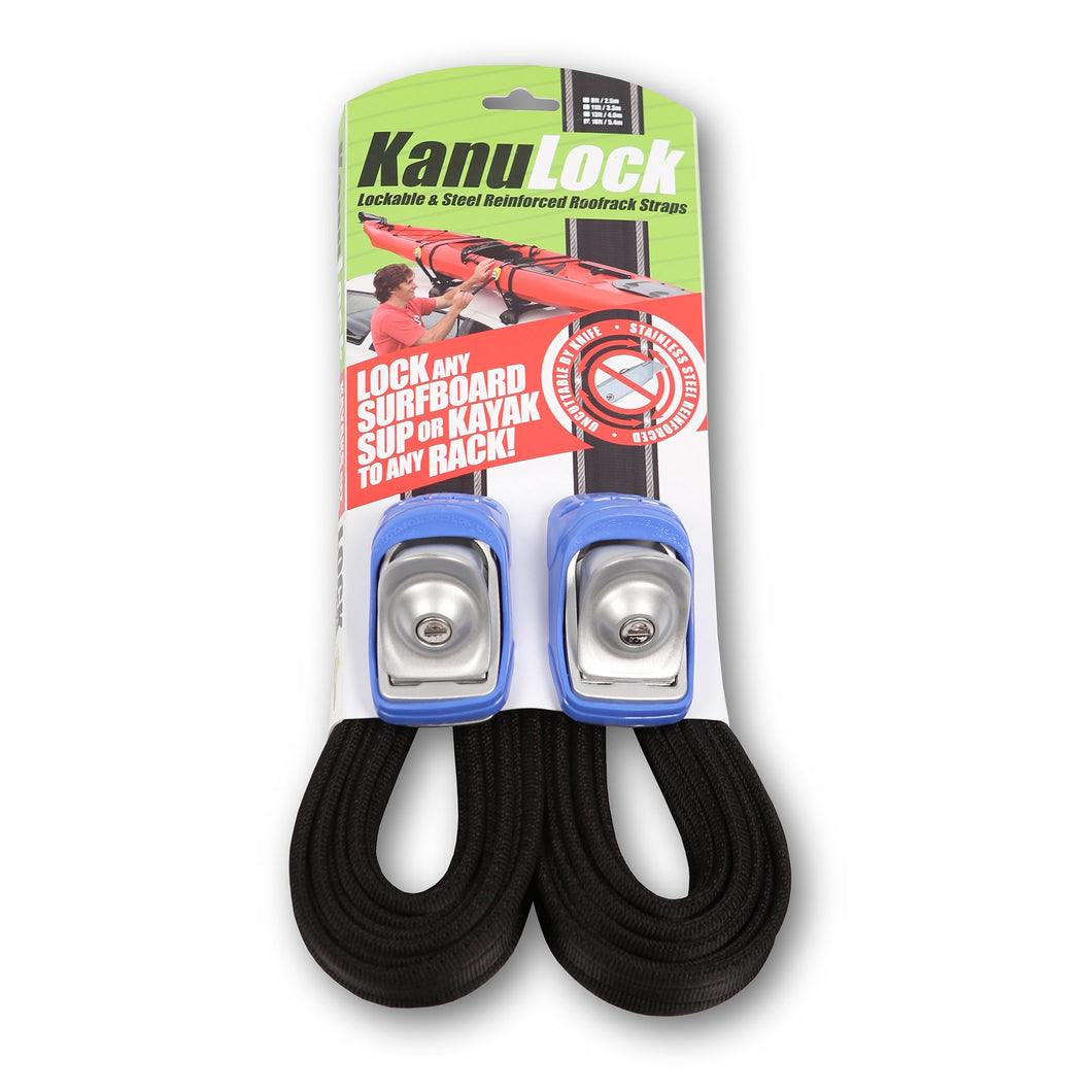 5.4M / 18FT Kanulock Lockable Tie-Down Straps